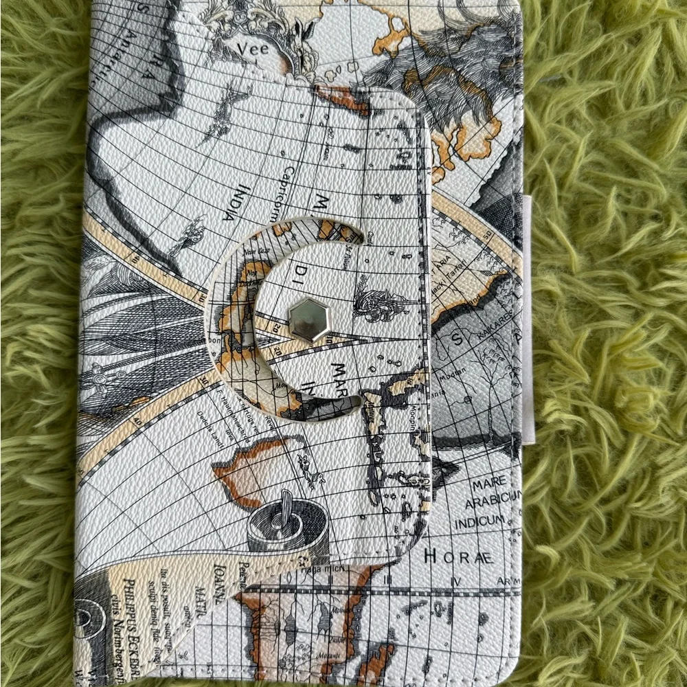 Vintage Map Tablet Case Stand Cover iPad Holder Travel Design